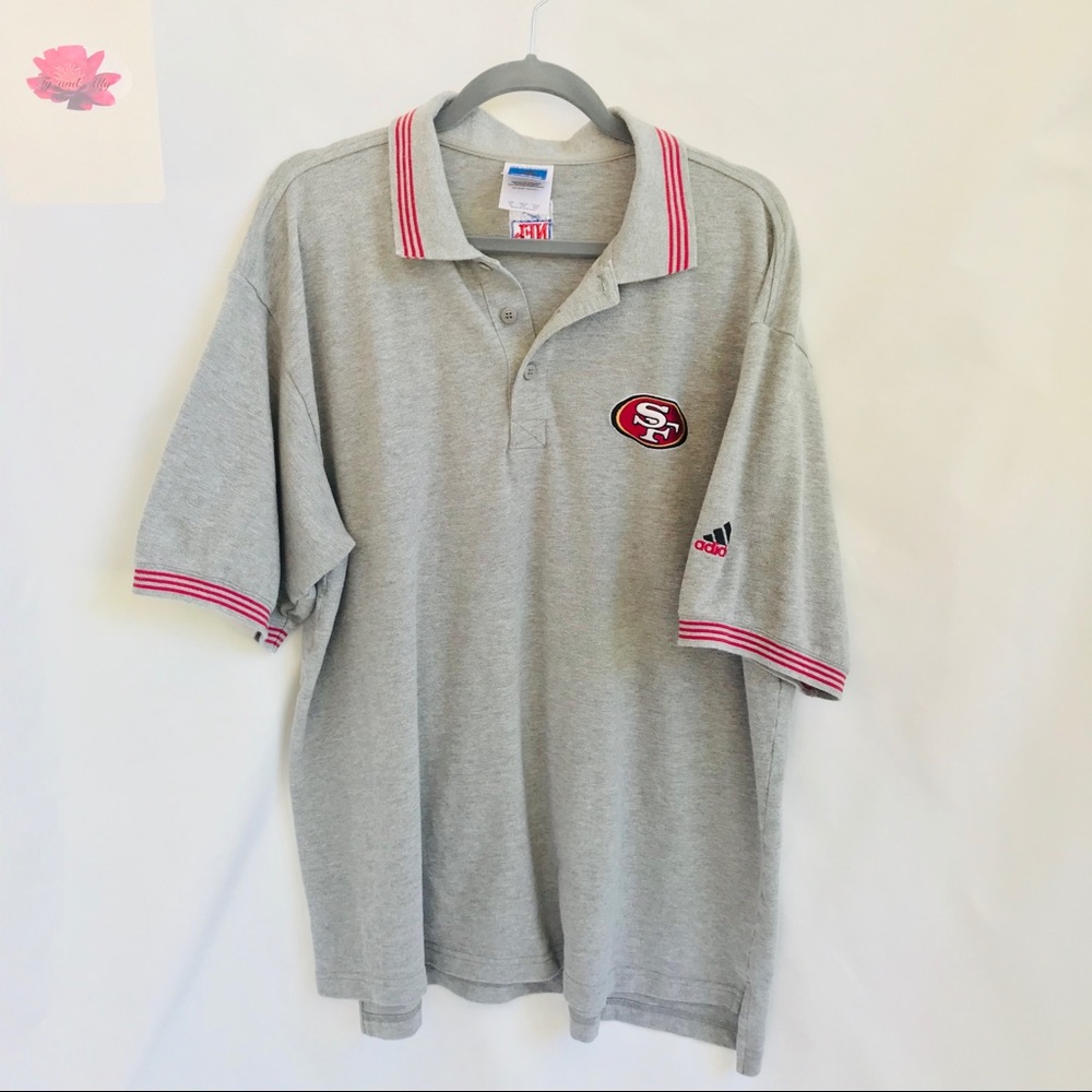 SF Addidas polo shirt short sleeve size XL